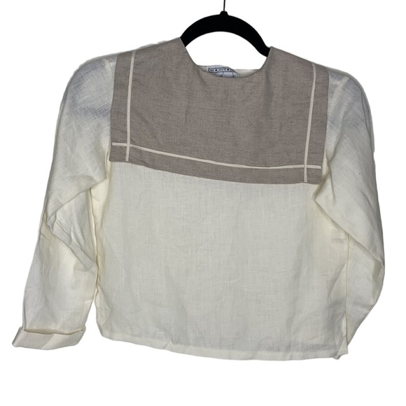 T4 Three Blind Mice boys sailor top neutral colors nautical theme Linen - Picture 4 of 11